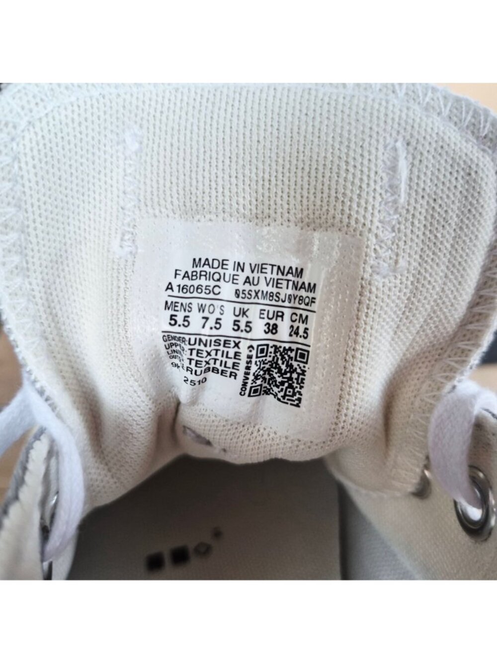 ⭐Converse Chuck Taylor Lift Double Stack 7.5 Women's shoes Sneaker Grey A16065C - Picture 11 of 13